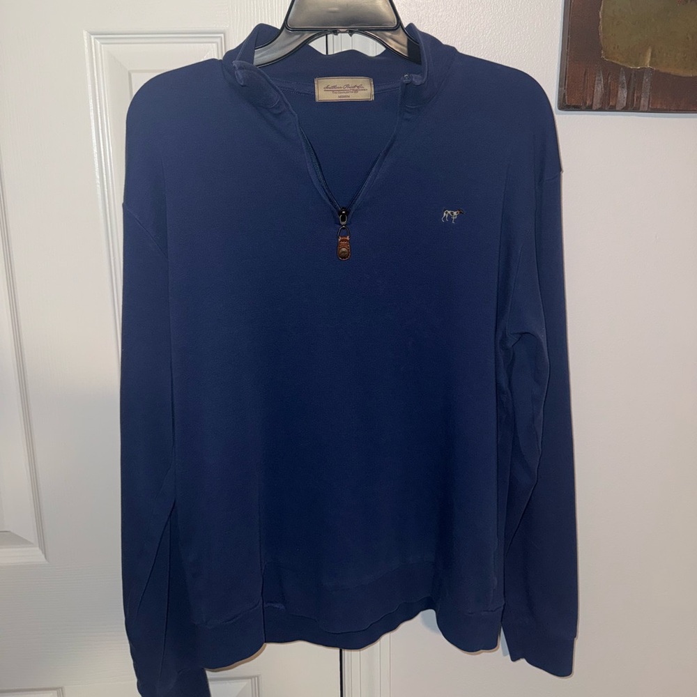 Navy Blue Men's quarter zip pullover